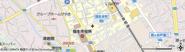 東京都福生市本町19周辺の地図