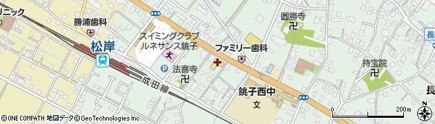 ダイハツ千葉販売銚子店周辺の地図
