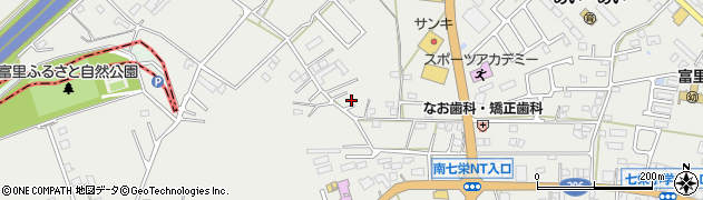 千葉県富里市七栄575-136周辺の地図