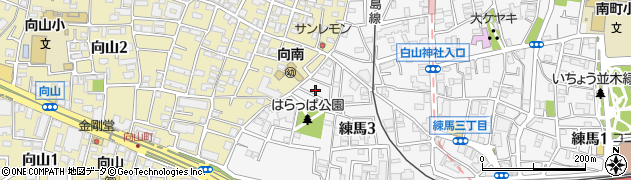 東京都練馬区練馬3丁目31周辺の地図