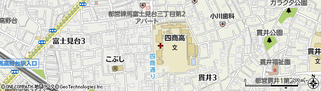 東京都立第四商業高等学校周辺の地図
