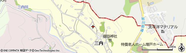 東京都あきる野市三内660周辺の地図