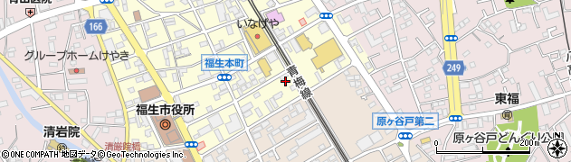 東京都福生市本町25周辺の地図
