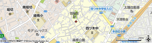 東京都葛飾区四つ木4丁目周辺の地図