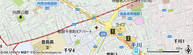東京都豊島区要町3丁目28周辺の地図