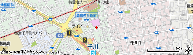 東京都豊島区要町3丁目47-3周辺の地図