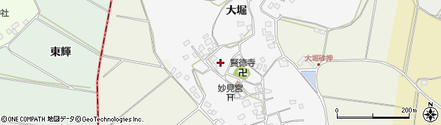 千葉県匝瑳市大堀周辺の地図