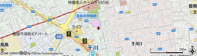 東京都豊島区要町3丁目47-2周辺の地図