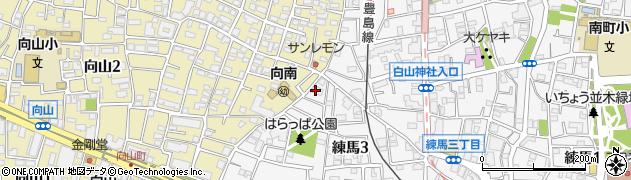 東京都練馬区練馬3丁目32周辺の地図