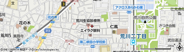 東京都荒川区荒川4丁目54-9周辺の地図
