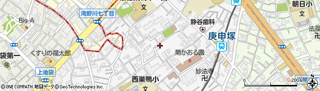 東京都豊島区西巣鴨2丁目28-6周辺の地図