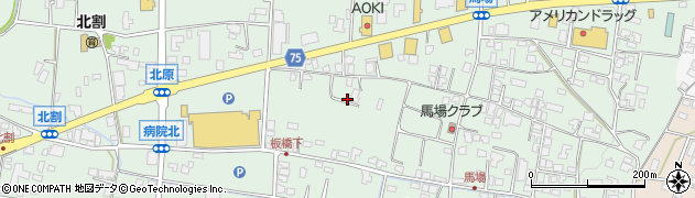 長野県駒ヶ根市赤穂北割一区1332周辺の地図