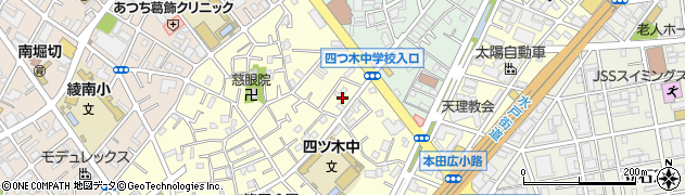 東京都葛飾区四つ木4丁目29周辺の地図