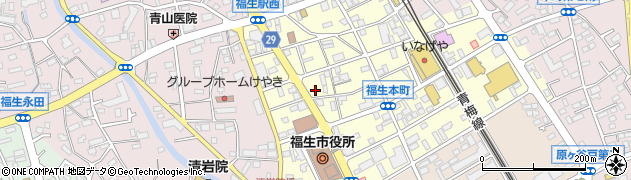 東京都福生市本町71周辺の地図