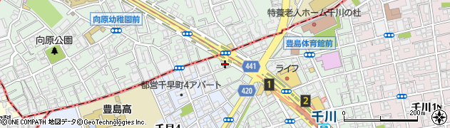 東京都豊島区要町3丁目30-2周辺の地図