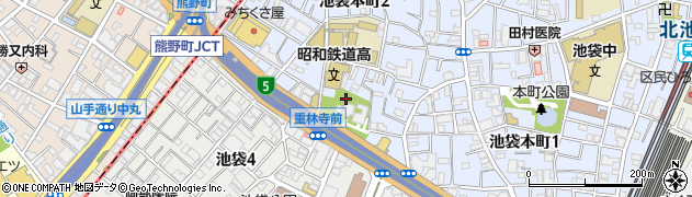 東京都豊島区池袋本町2丁目3周辺の地図