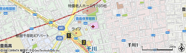 東京都豊島区要町3丁目47周辺の地図