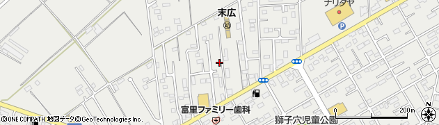 千葉県富里市七栄885周辺の地図
