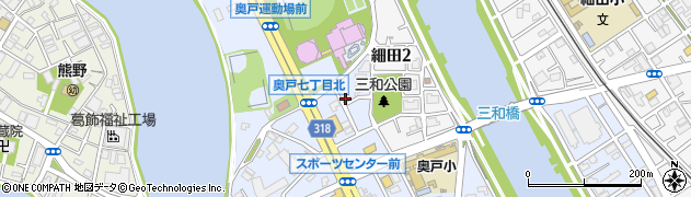 株式会社アクティオ　葛飾営業所周辺の地図