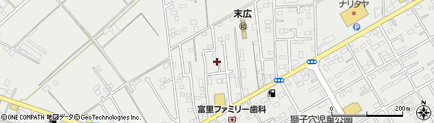 千葉県富里市七栄883周辺の地図
