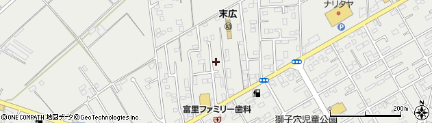 千葉県富里市七栄884-30周辺の地図