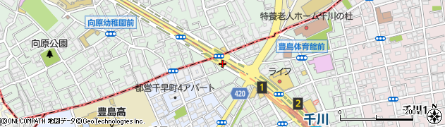 東京都豊島区要町3丁目30周辺の地図
