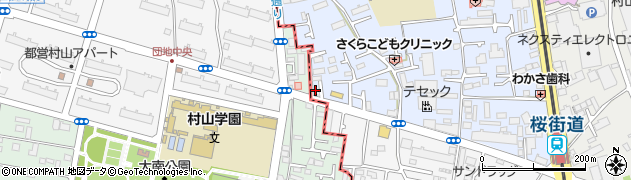 ノエビア化粧品東京むさしの販社周辺の地図