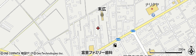 千葉県富里市七栄885-20周辺の地図