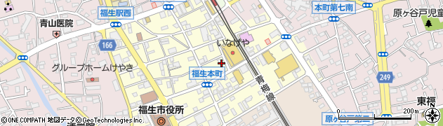 東京都福生市本町59周辺の地図