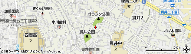 東京都練馬区貫井周辺の地図