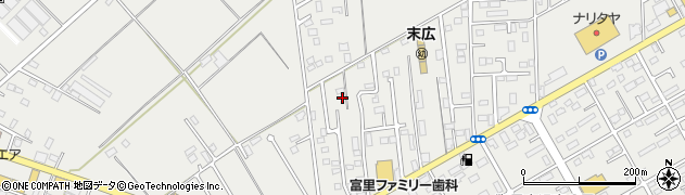 千葉県富里市七栄880-2周辺の地図