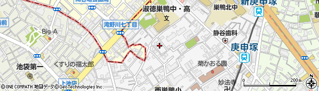 東京都豊島区西巣鴨2丁目19周辺の地図