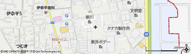 東京都武蔵村山市伊奈平2丁目53周辺の地図
