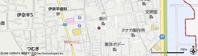 東京都武蔵村山市伊奈平2丁目51周辺の地図