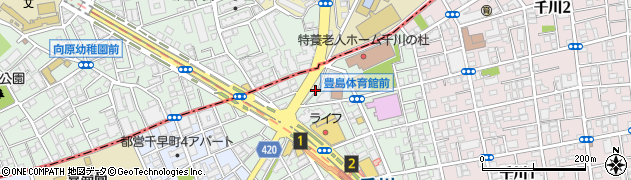 東京都豊島区要町3丁目56周辺の地図