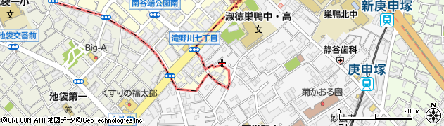 東京都豊島区西巣鴨2丁目20周辺の地図