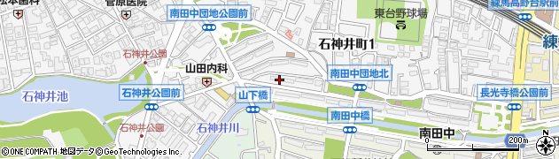 都営南田中アパート周辺の地図