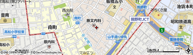 稲田御坊東京別院西念寺周辺の地図
