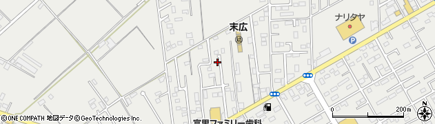 千葉県富里市七栄884-19周辺の地図