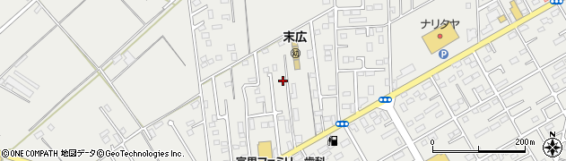 千葉県富里市七栄885-4周辺の地図
