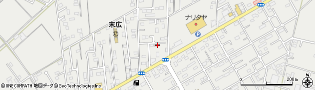 千葉県富里市七栄895-1周辺の地図