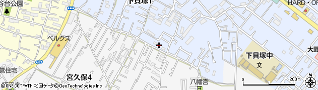 千葉県市川市下貝塚1丁目7-3周辺の地図