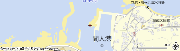 間人港灯台周辺の地図