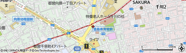 東京都豊島区要町3丁目56-6周辺の地図