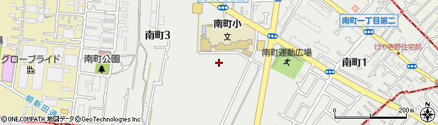 東京都東久留米市南町周辺の地図