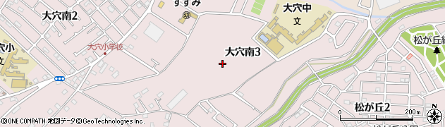 千葉県船橋市大穴南3丁目周辺の地図