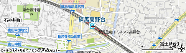 練馬高野台駅周辺の地図