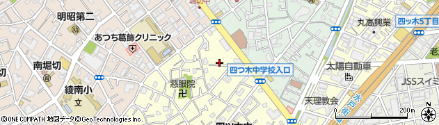 東京都葛飾区四つ木4丁目30周辺の地図