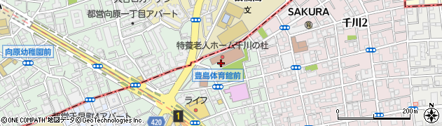 東京都豊島区要町3丁目54周辺の地図