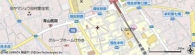海鮮鮨 義 福生店周辺の地図